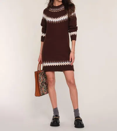 Heartloom Ruby Dress In Coco In Burgundy