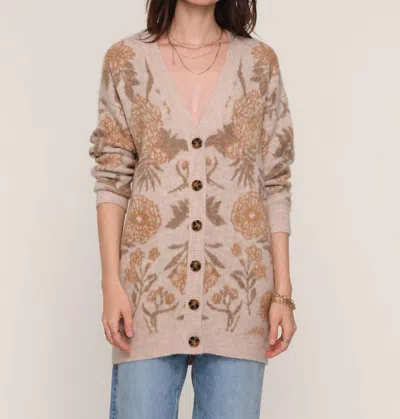 Heartloom Ryan Long Sleeves Cardigan In Cream In Nude