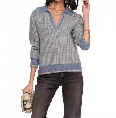 Heartloom Serene V-neck Sweater In Dusty In Multi