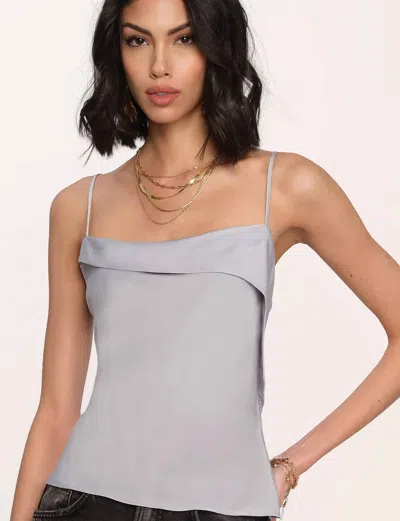 Heartloom Sheryl Square Neck Cami In Grey In Gray