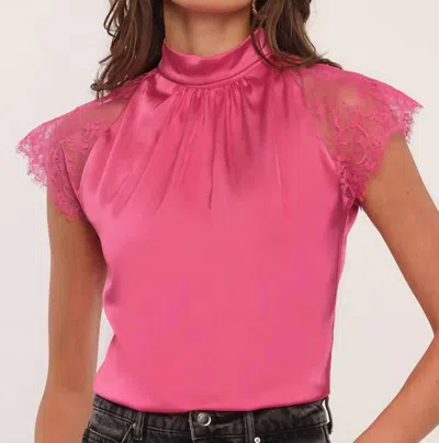 Heartloom Shona Top In Fuchsia In Pink