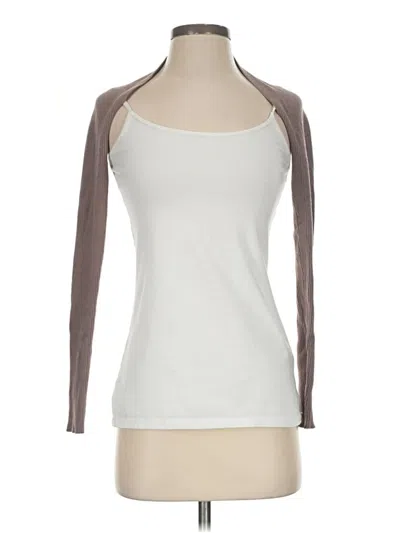 Pre-owned Heartloom Shrug In White