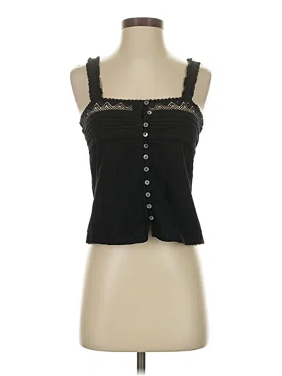 Pre-owned Heartloom Sleeveless Blouse In Black