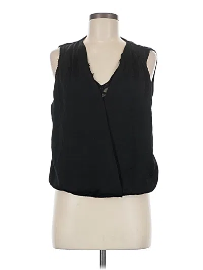 Pre-owned Heartloom Sleeveless Blouse In Black