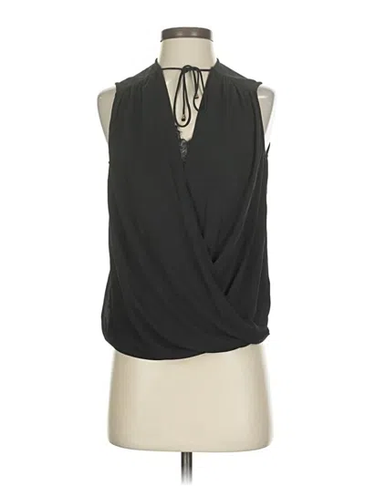 Pre-owned Heartloom Sleeveless Blouse In Black