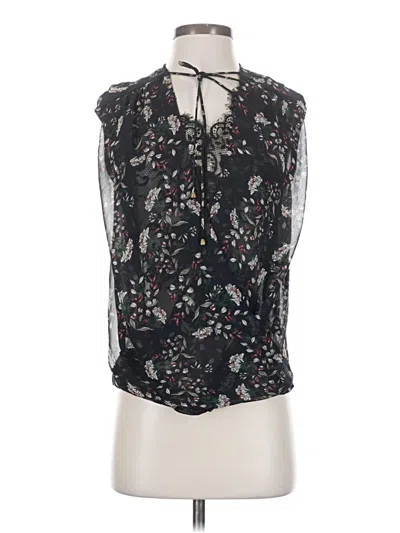 Pre-owned Heartloom Sleeveless Blouse In Black