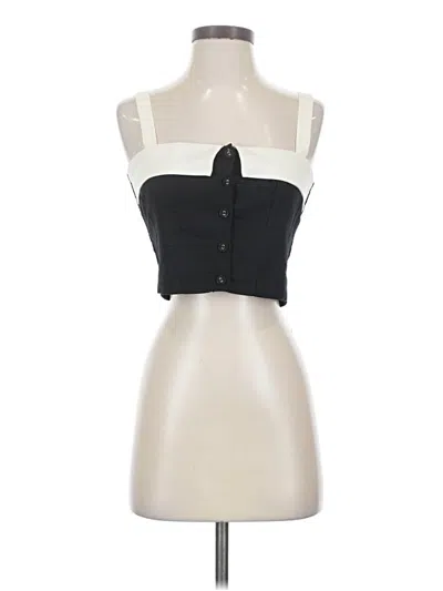 Pre-owned Heartloom Sleeveless Blouse In Black