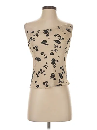 Pre-owned Heartloom Sleeveless Blouse In Tan