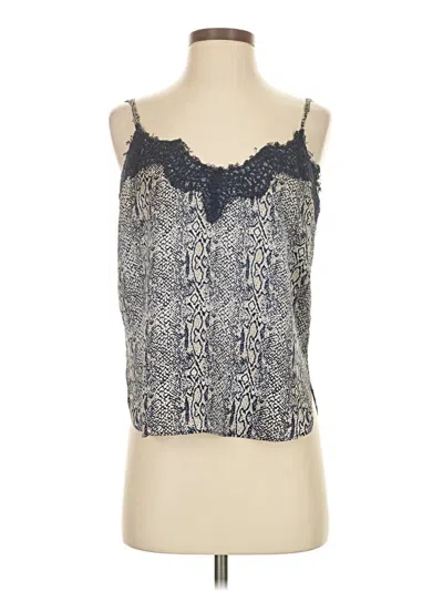 Pre-owned Heartloom Sleeveless Top Blue Sweetheart Neckline Tops