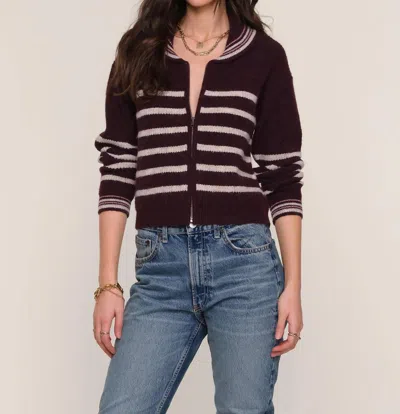 Heartloom Sparrow Cardigan In Plum In Neutral