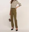 Heartloom Stone Kar Pant In Olive In Green