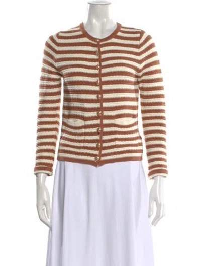 Pre-owned Heartloom Striped Crew Neck Sweater In Multi