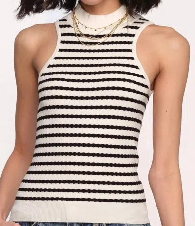 Heartloom Striped Sleeveless Sweater In Multi