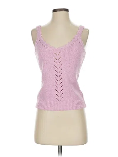 Pre-owned Heartloom Sweater Vest In Pink
