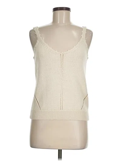 Pre-owned Heartloom Sweater Vest In White