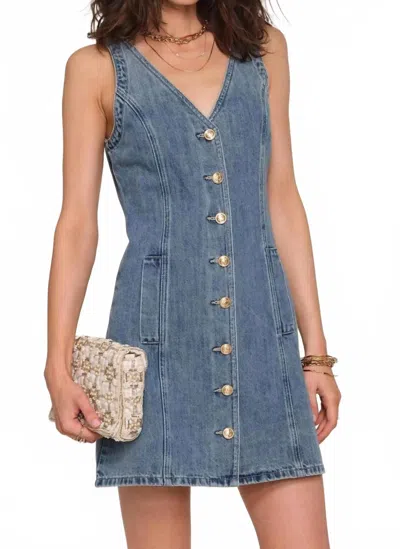 Heartloom Tanela Mini Dress In Sea In Blue