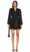 Heartloom Tessa Dress In 黑色