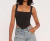 Heartloom The Herza Top In Black In Black