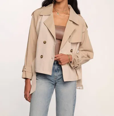 Heartloom Tilda Trench Jacket In Biscuit In Beige