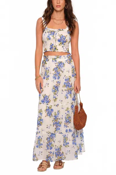 Heartloom Toby Skirt Set In Hydrangea In Multi