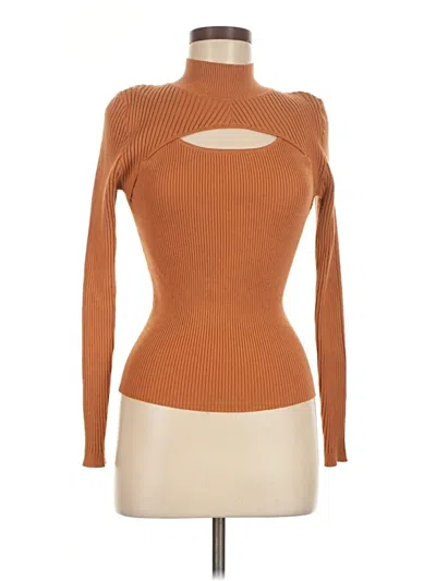 Pre-owned Heartloom Turtleneck Sweater In Orange