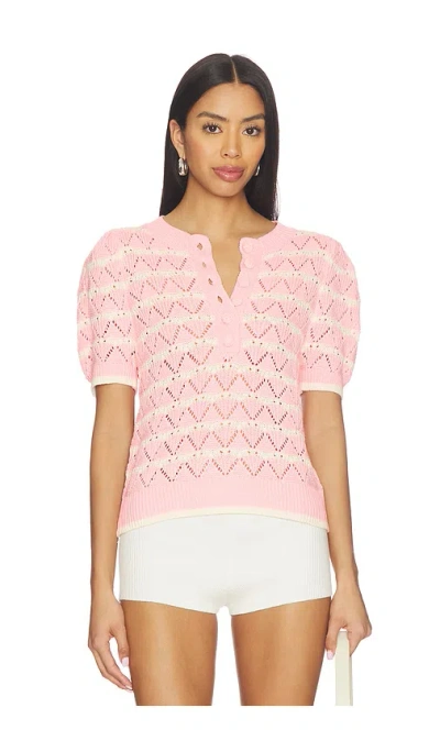 Heartloom Verano Top In Pink