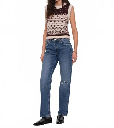 Heartloom Vivi Vest In Plum In Brown