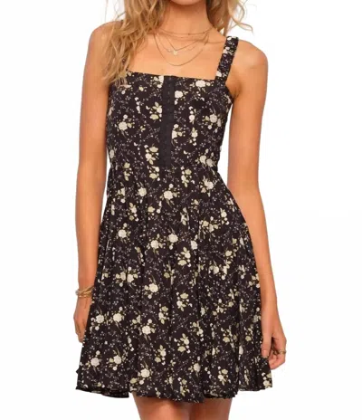 Heartloom Willa Fit-and-flare Dress In Potpourri In Black