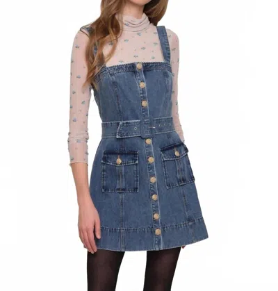 Heartloom Willem Mini Dress In Lake In Blue