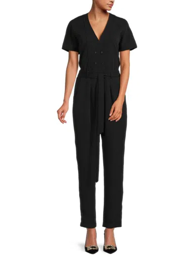 Heartloom Women's Heath Belted Jumpsuit In Black