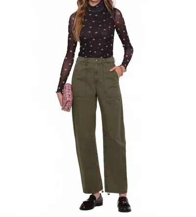 Heartloom Women's Kaia Pant In Green In Animal Print
