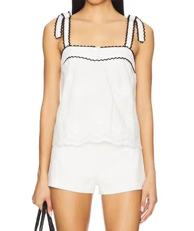 Heartloom Women's Mienna Top In Eggshell In White