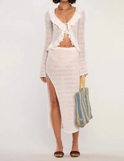 Heartloom Wren Skirt In Cream In White