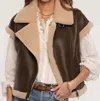 Heartloom Xander Vest In Coco In Brown