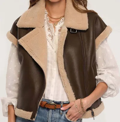 Heartloom Xander Vest In Coco In Brown