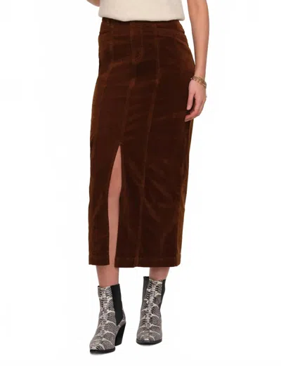 Heartloom Zanima Skirt In Chocolate Brown