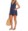 Heartloom Zoey Romper In Navy In Blue