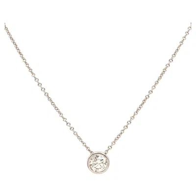Pre-owned Hearts On Fire 18k 0.75 Carat Round Brilliant Diamond Solitaire Pendant Necklace In Multiple