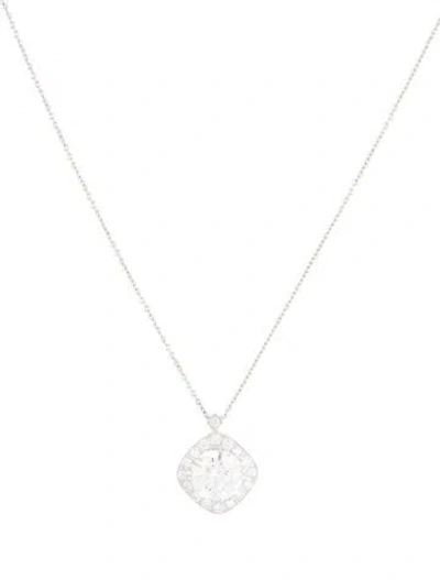 Pre-owned Hearts On Fire 18k 3.60ct Lab-grown Diamond Pendant Necklace, 16" In Multicolor