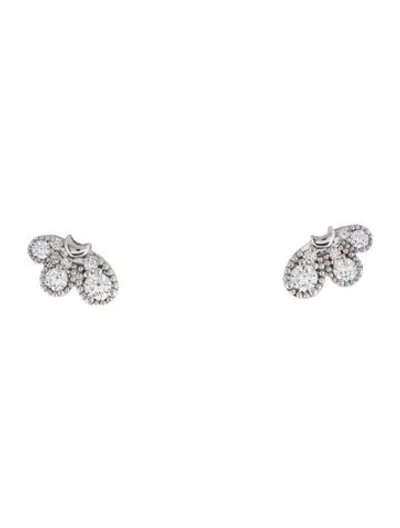 Pre-owned Hearts On Fire 18k Diamond Behati Stud Earrings In Multi