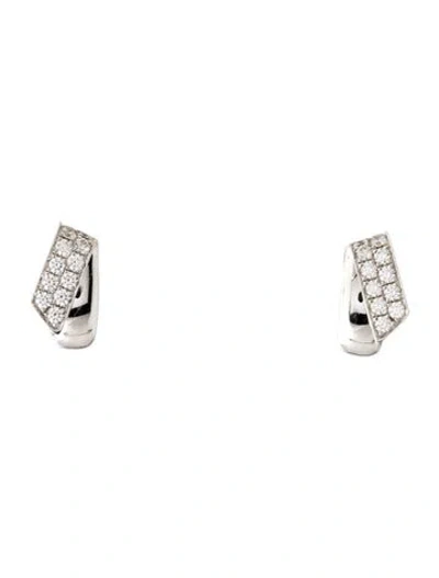 Pre-owned Hearts On Fire 18k Diamond Inside Out Flip Stud Earrings In Multicolor
