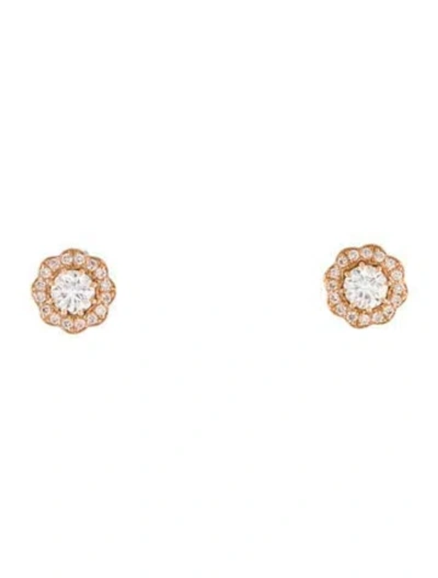 Pre-owned Hearts On Fire 18k Diamond Lorelei Stud Earrings In Multi