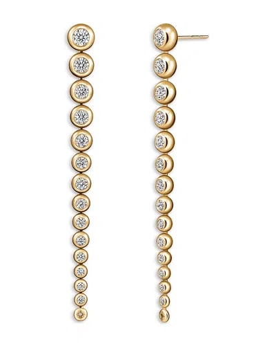Hearts On Fire 18k Yellow Gold Dream Diamond Bezel Convertible Earrings