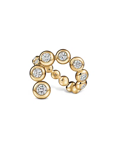 Hearts On Fire 18k Yellow Gold Dream Diamond Bezel Wrap Ring