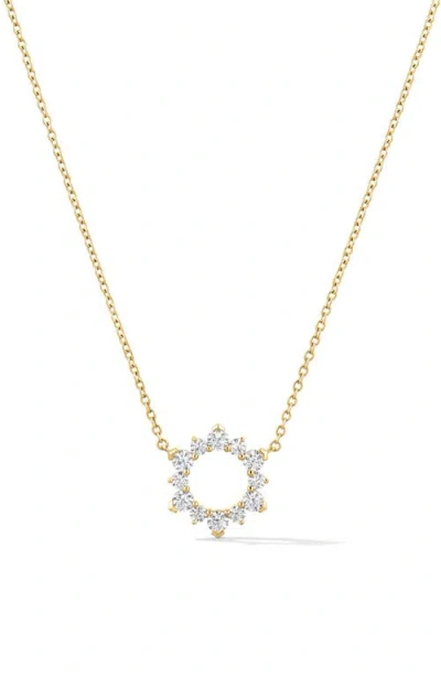 Hearts On Fire Aerial Eclipse Pendant Necklace In Yellow Gold