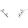 Hearts On Fire Barre 18k Gold Floating Diamond Climber Earrings, 0.30ct.