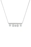 Hearts On Fire Barre Float Pendant Necklace