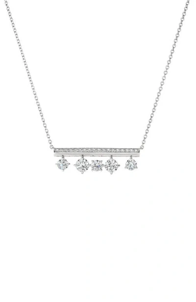 Hearts On Fire Barre Float Pendant Necklace