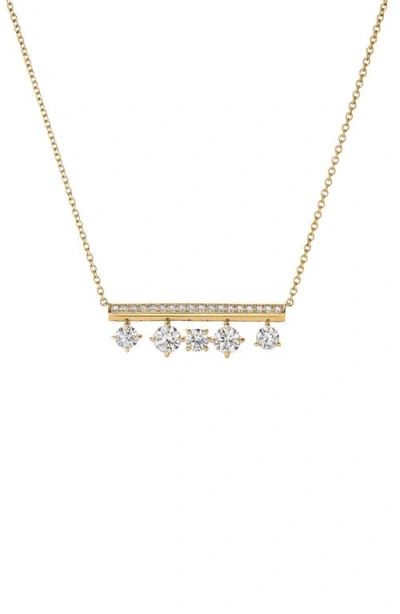 Hearts On Fire Barre Float Pendant Necklace