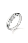 Hearts On Fire Barre Floating Diamond Ring In White Gold